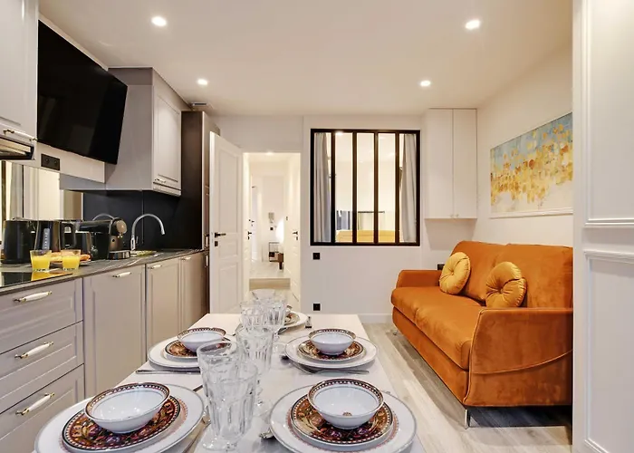 Modern - 2br 6p - Enfants-rouges Lägenhet *